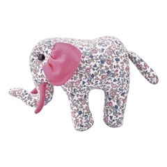 Teddy Elephant Ruby petit white small