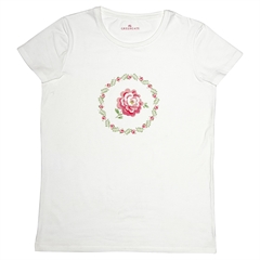 T-shirt Meryl mega white fra Greengate