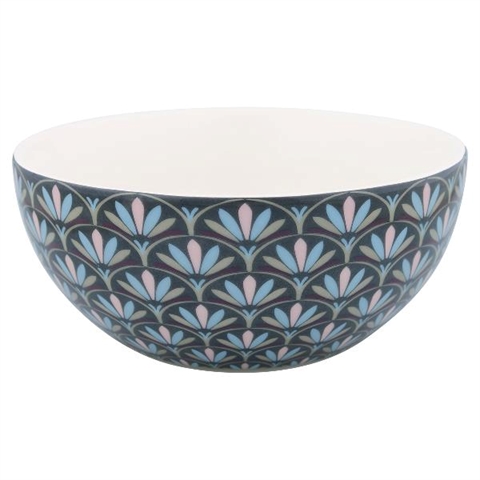 Cereal bowl Victoria dark grey