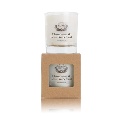 Duft- og massagelys Bubbel & rosa grape 45 timer