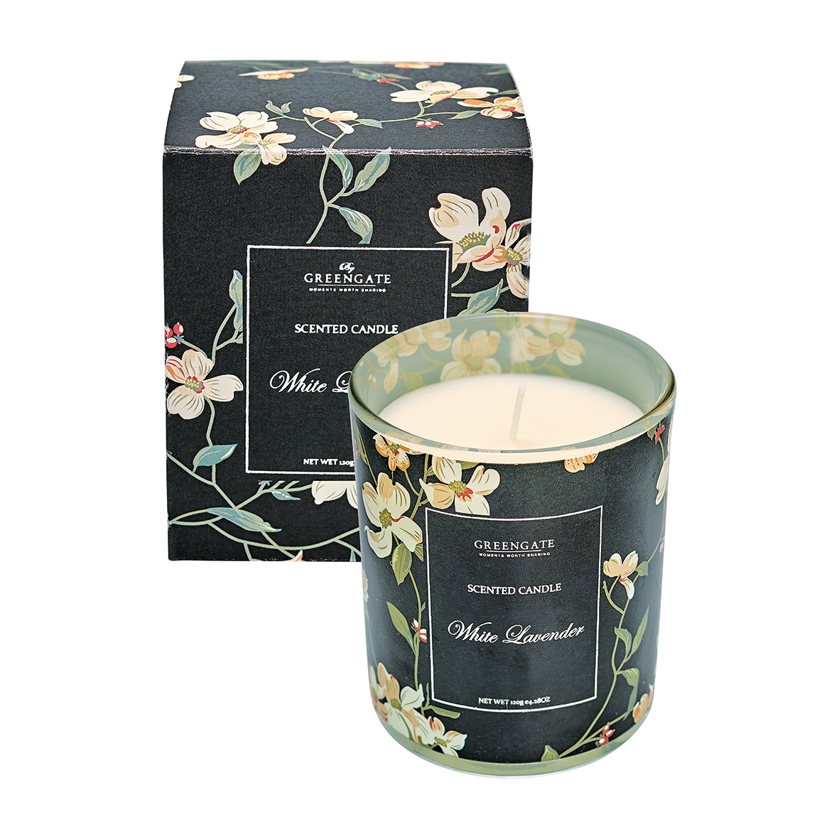 Scented candle Jolie black 120g GreenGate
