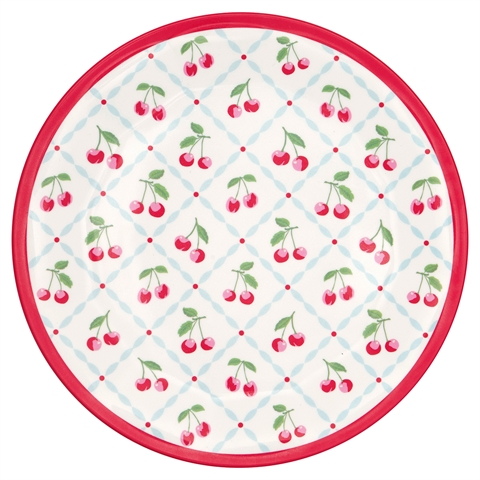 Melamin plate Cherie white ~ 1 stk tilbage