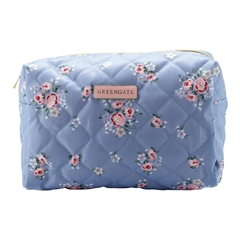 Wash bag Nicoline dusty blue large