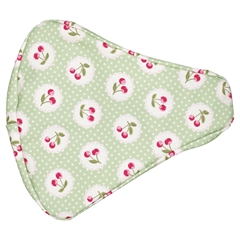 Bike seat cover Cherry berry p. green