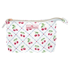 Cosmetic bag Cherie white small
