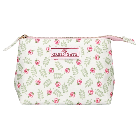 Cosmetic bag Lily petit white small