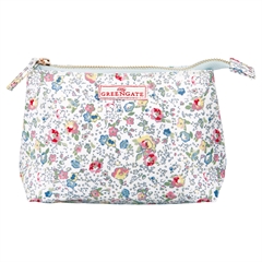 Cosmetic bag Vivianne white small