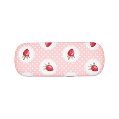 Glasses case Strawberry pale pink