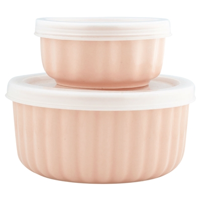 Ramekin GreenGate Alice pale pink - sæt af 2