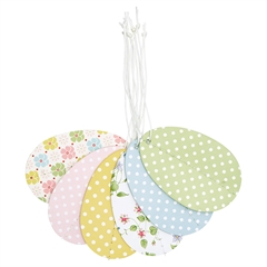 Decoration egg Summer mix set of 6