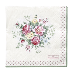 Napkin Aurelia white large 20pcs