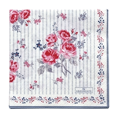 Napkin Elisabeth white large 20pcs