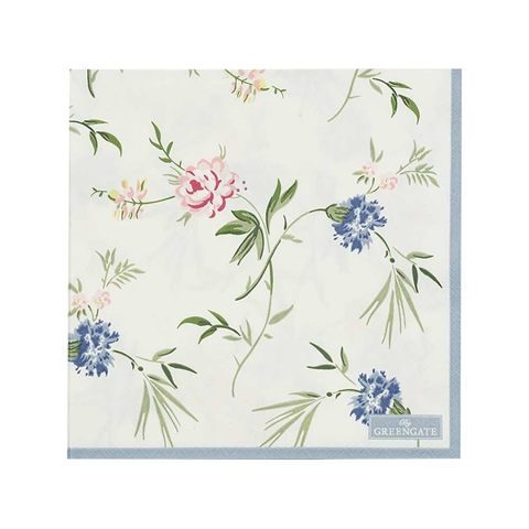 Napkin Henriette white, large - Midseason 2022