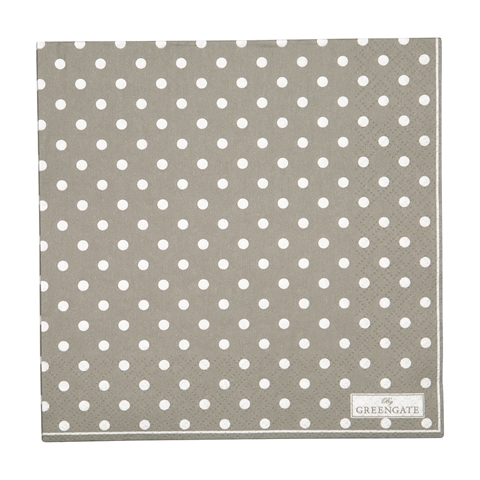 Napkin Spot grey large 20pcs