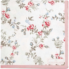 Paper napkin Carly white, small - Midseason 2021