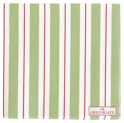 Papirservietter GreenGate Elinor green small