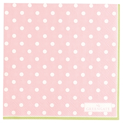Paper napkin Spot pale pink small 20pcs