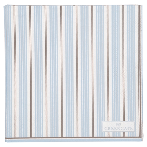 Paper napkin Tova pale blue small 20pcs