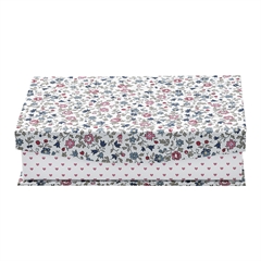 Storage box Ruby petit white w/divider