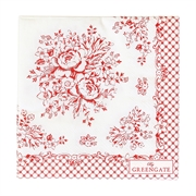 Paper napkin Stephanie red small