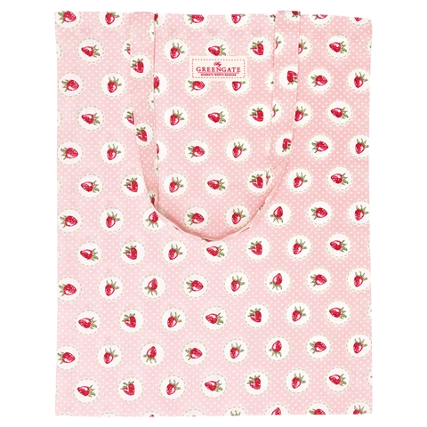 Bag cotton Strawberry pale pink