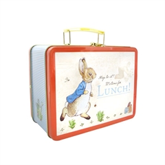 Peter Rabbit madpakke boks - metal m. hank