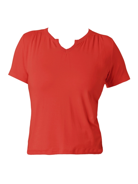 Petra Basic Red - du Milde bluse