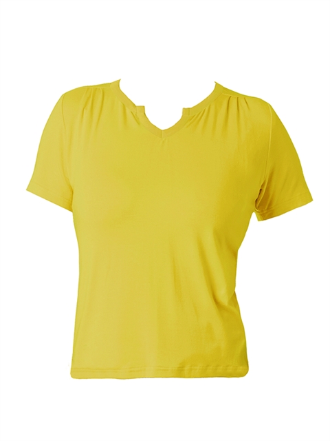 Petra Basic Yellow - du Milde bluse