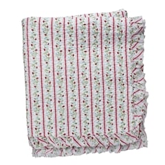 Bed cover Gloria white w/frill 140x220cm