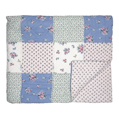 Bed cover Nicoline white patch. diff. size 180x240