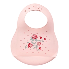 Baby bib Ruby petit pale pink