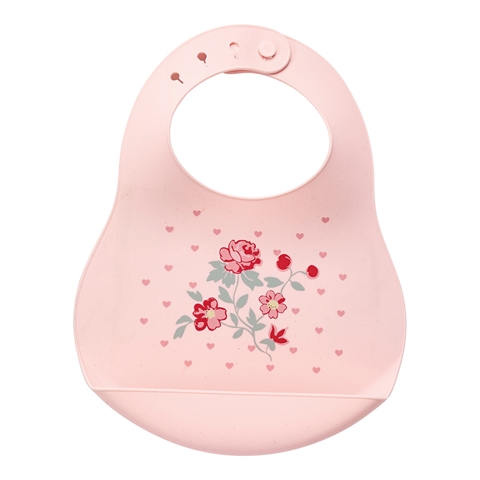 Baby bib Ruby petit pale pink