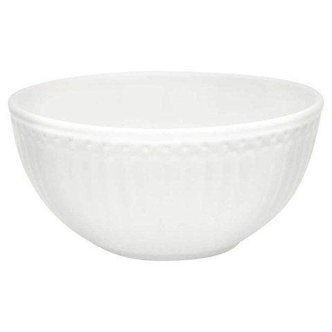 Cereal bowl Alice white