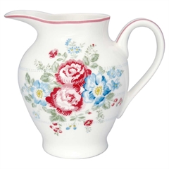 Creamer round Henrietta white