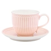 Cup & saucer Alice pale pink