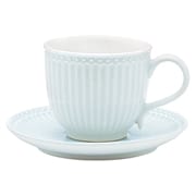 Cup & saucer Alice pale blue