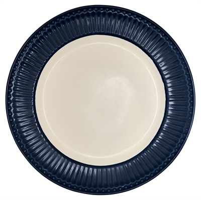 Dinner plate Alice dark blue