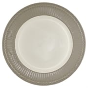 Dinner plate Alice warm grey