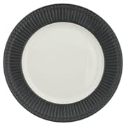 Dinner plate Alice dark grey