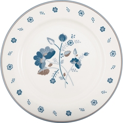 Dinner plate Mozy white