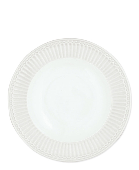 Deep plate Alice white