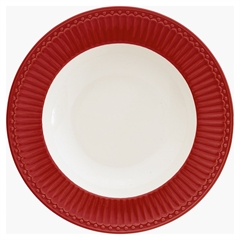 Deep plate Alice red