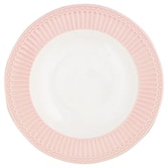 Deep plate Alice pale pink