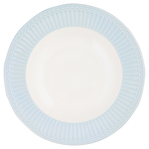 Deep plate Alice pale blue