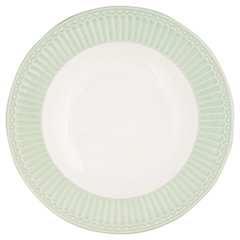 Deep plate Alice pale green