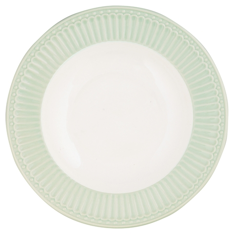 Deep plate Alice pale green