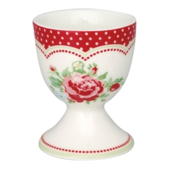 Egg cup Mary white