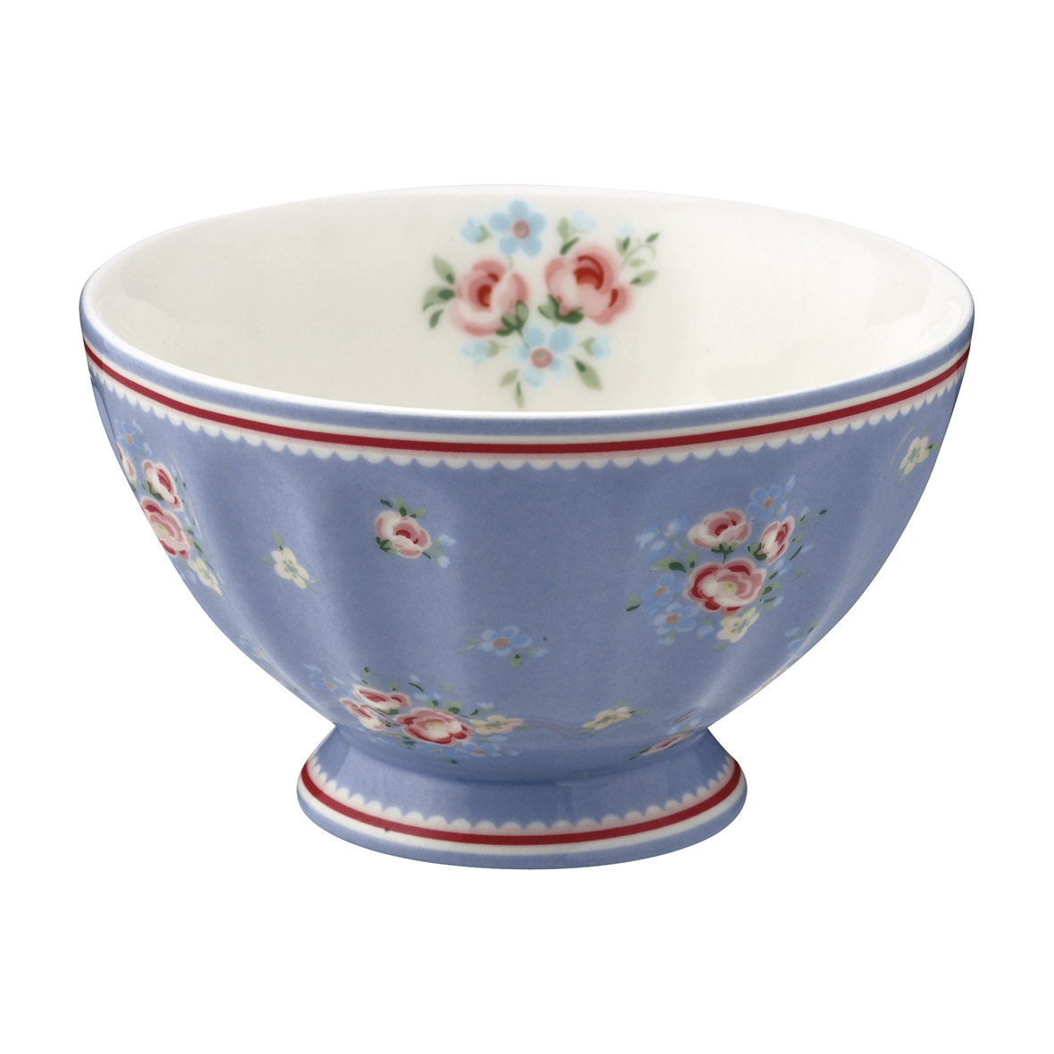 French bowl medium Nicoline dusty blue Greengate 2019