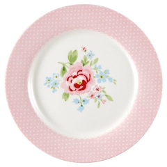 Kids plate Meryl pale pink - få tilbage