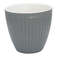 Latte cup Alice stone grey